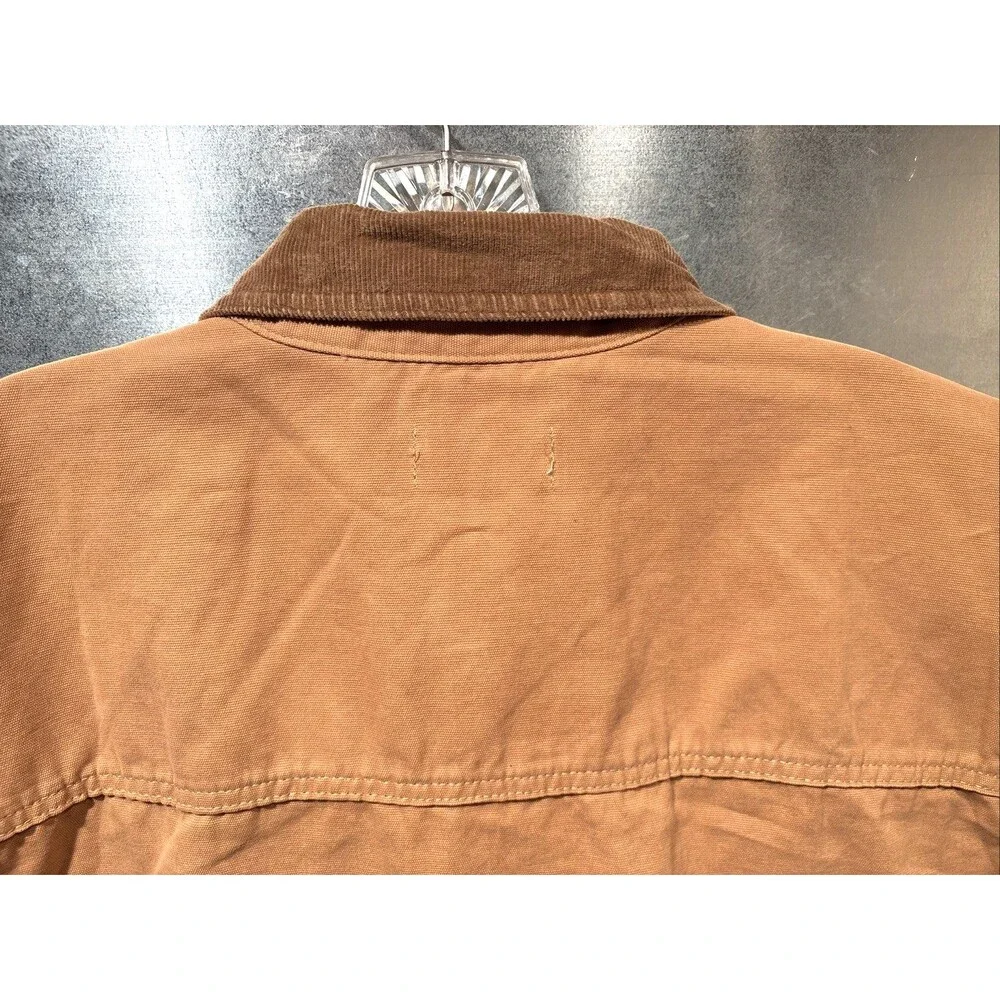 Levi Strauss Utility Shirt Jacket Canvas Snap Up Signature Collection Tan Sm NWT - Picture 15 of 16
